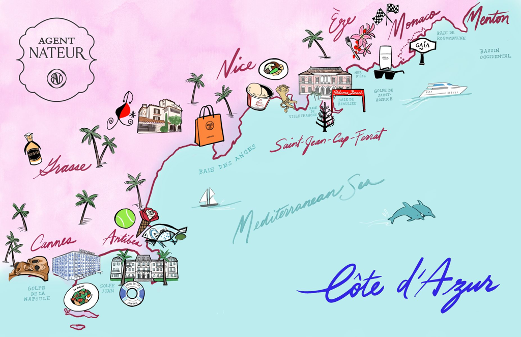 Côte d'Azur City Guide List