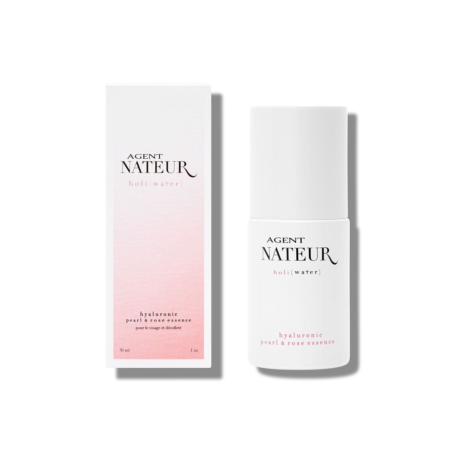 travel size h o l i ( w a t e r ) pearl and rose hyaluronic essence Agent Nateur