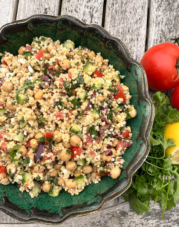 Nateur Cooking with Lydia Carron: Mediterranean Millet Salad