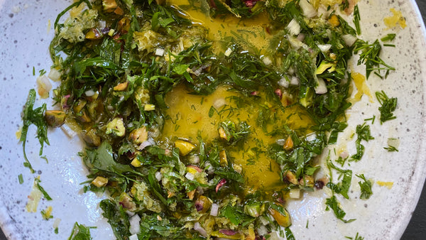 Nateur Cooking with Chelsea Gombes: Sant’Ana’s Herby Gremolata