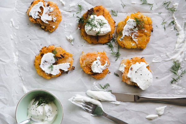 Nateur Cooking with Nathalie Gleitman: Potato and Sweet Potato Latkes