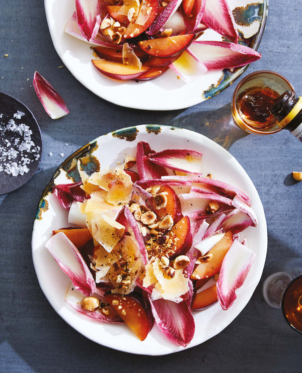 Nateur Cooking With Jess Damuck: Plums and Endive with Hazelnuts and Gouda 