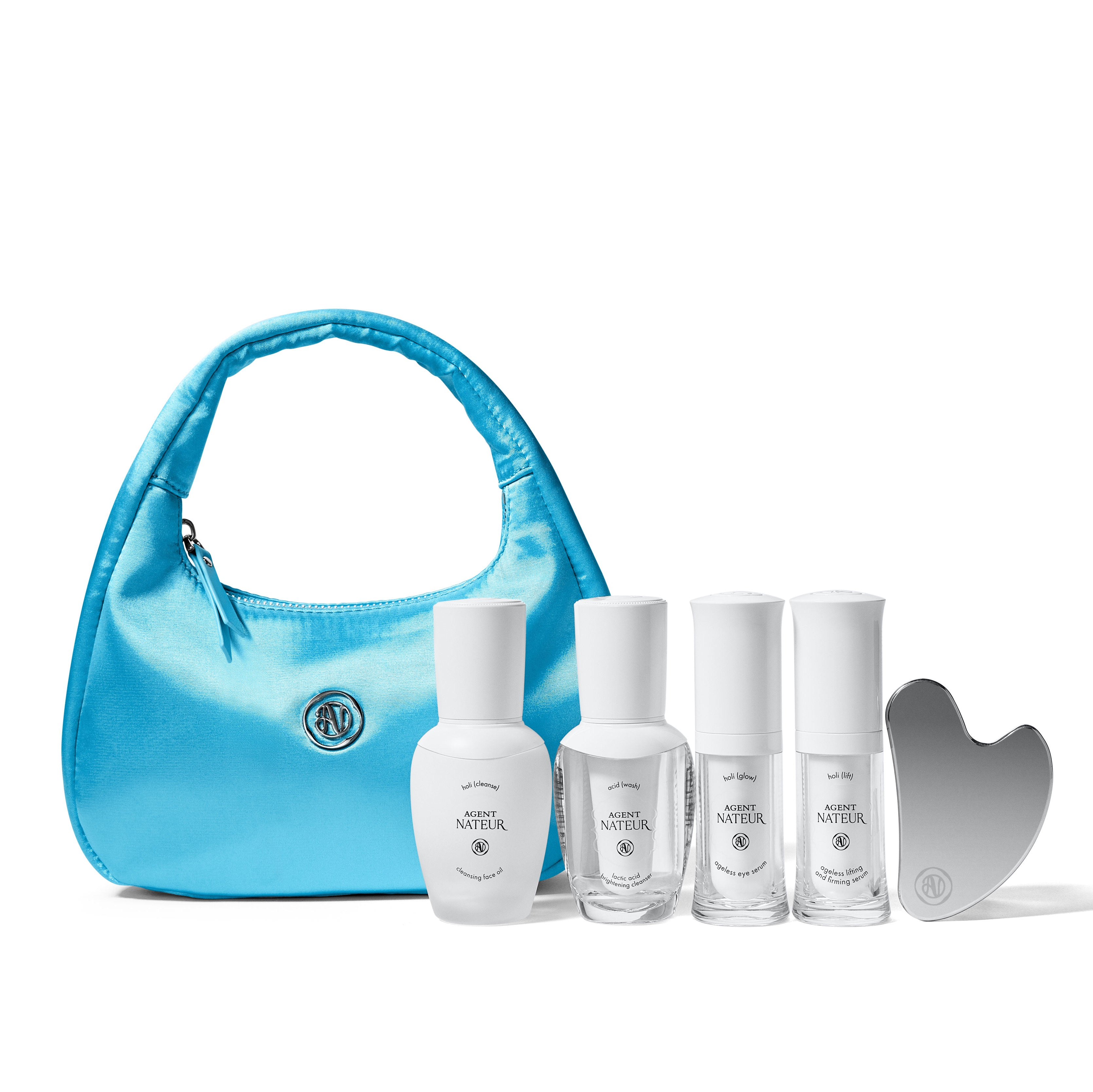 the agent icons: holiday gift set in ice blue