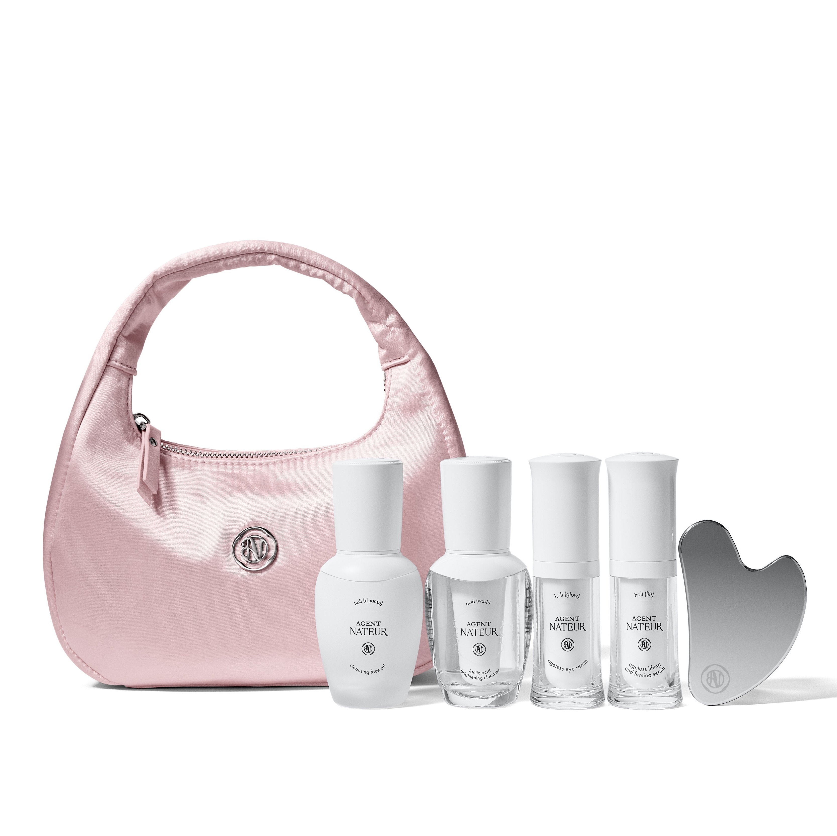 the agent icons: holiday gift set in rose quartz