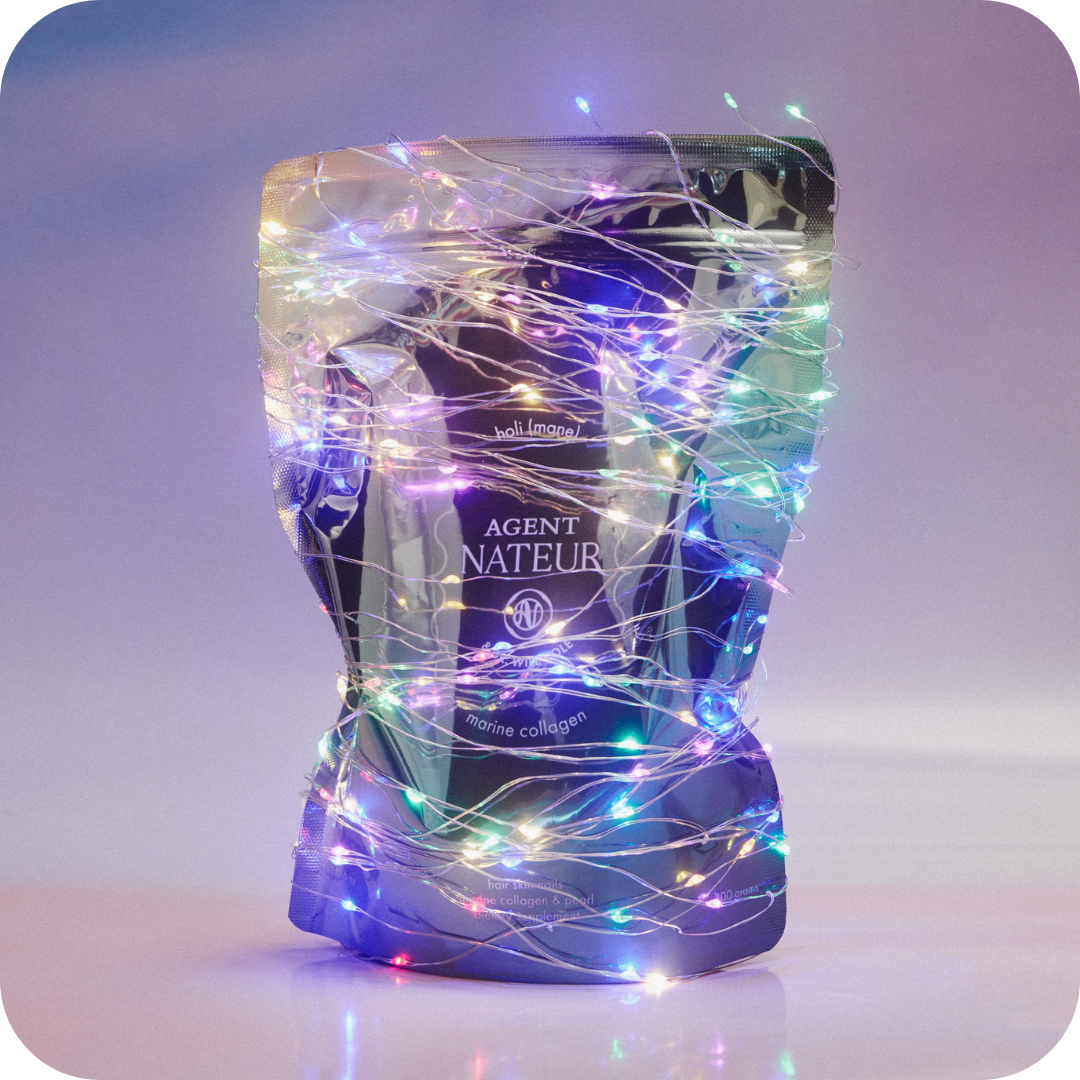 holi (mane) marine collagen and pearl hair, skin, nails, 2 daily supplements combined