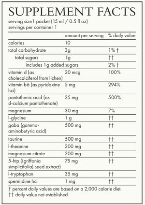 calm (beauty) daily calming autophagy supplement