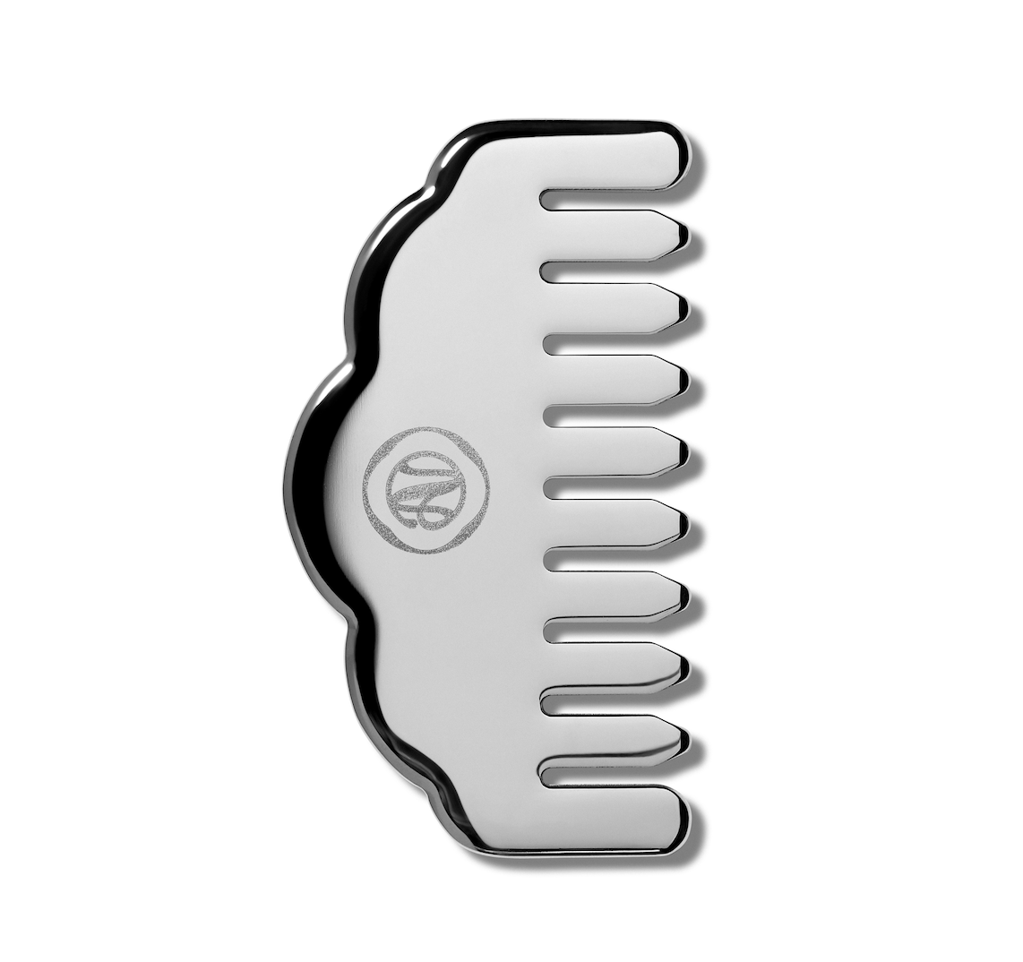 stainless steel gua sha stimulating scalp comb