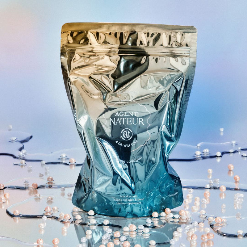 holi (mane) marine collagen peptides and pearl hair, skin, nails, 2 daily supplements combined