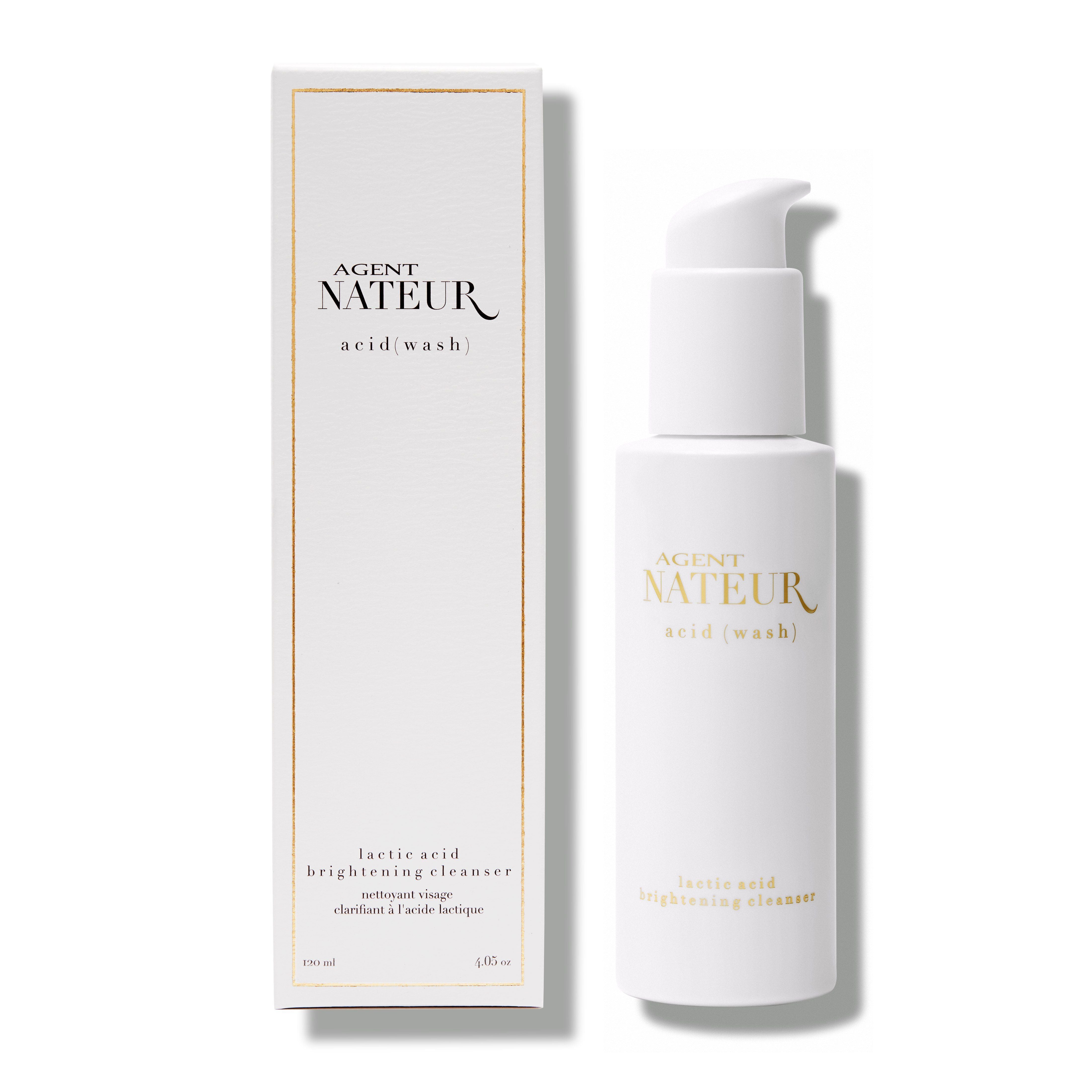 a c i d ( w a s h ) lactic acid skin brightening cleanser Agent Nateur